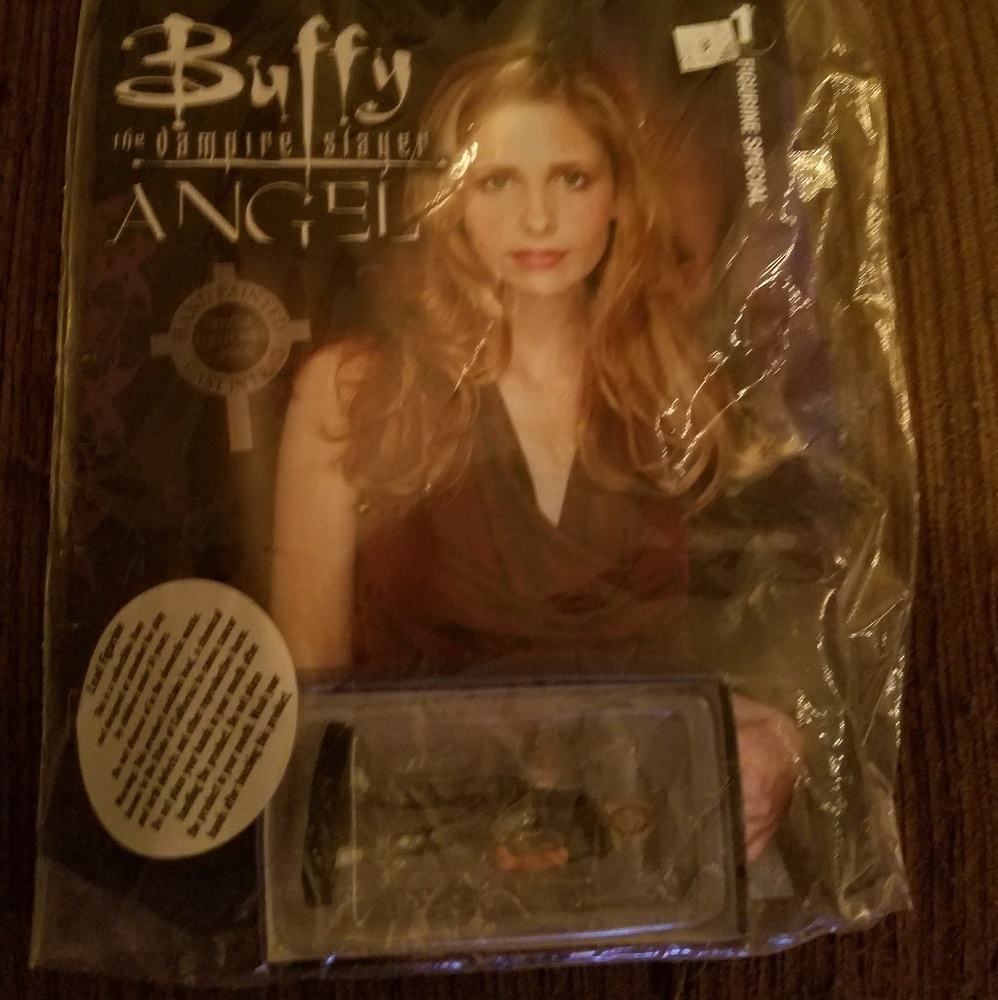 New Buffy the vampire slayer book with figurine